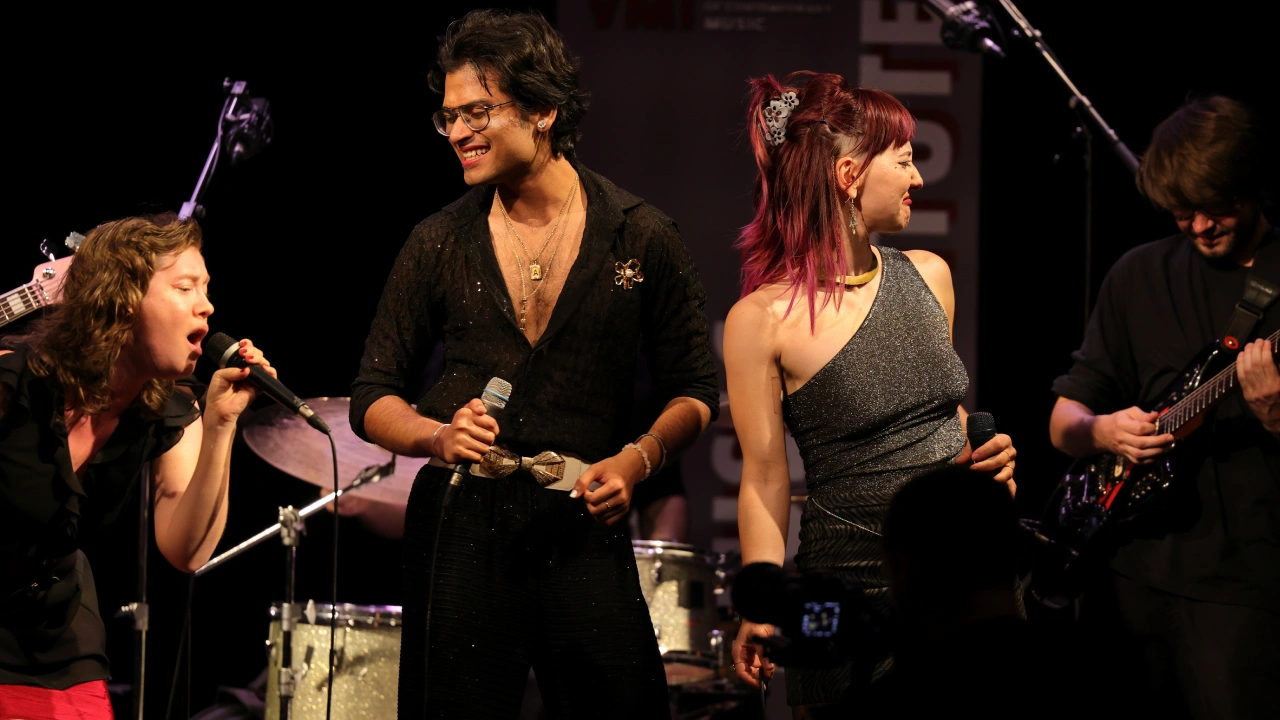 during concert